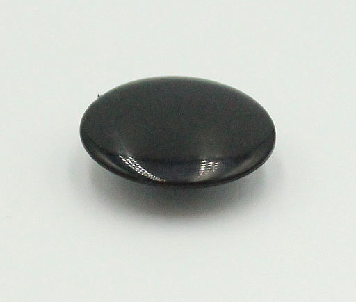 Dækhætte Ø4,4xØ18 mm t/4 mm sekskanthul, sort (10 stk)