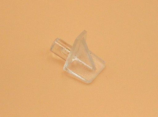 Hyldebærer Ø5 mm V-model, transparent plastik (10 stk)