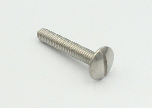 Bolt M6x35 mm med rundt hoved, rustfri stål