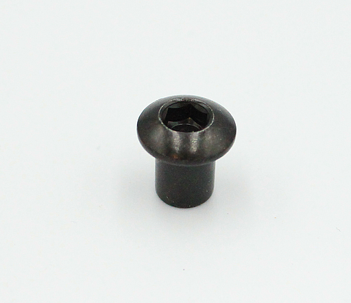 Møbelhoved M6xØ8x10 mm, sort galvaniseret